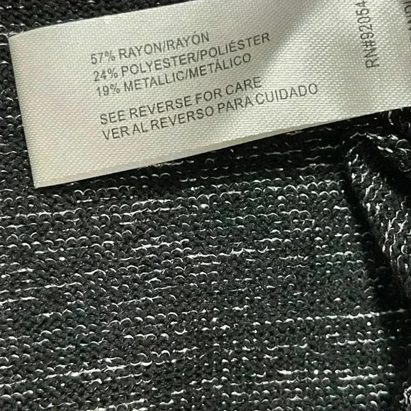 Carolyn Taylor Embellished Sweater Size L Gray Long Sleeve Turtleneck - Picture 7 of 9